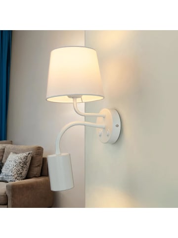 Licht-Erlebnisse Wandlampe (B)19 x (L)19 x (H)45 cm in WeißWeiß