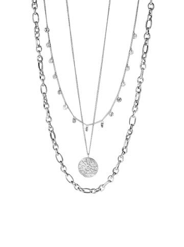 PURELEI Halsketten-Set Hanalei 35-40, 40-45 & 50-55 in Silver