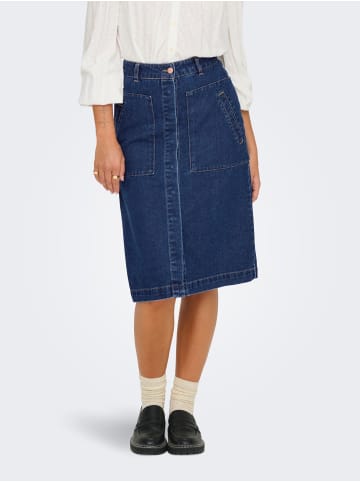 JDY Jeansrock in Dark Blue Denim
