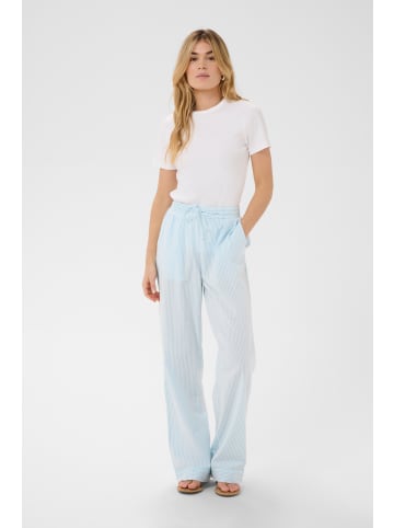SAINT TROPEZ Casual Hose ElmikoSZ Lockere Passform in Cerulean Ice Stripe