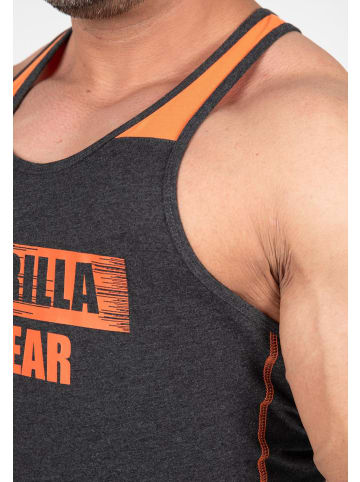 Gorilla Wear Wallace Tank-Top - Grau/Orange