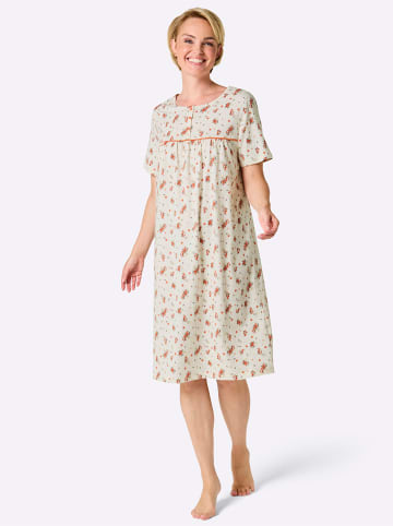 WITT WEIDEN Nachthemd in champagner-apricot-bedruckt