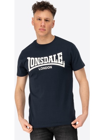 Lonsdale T-Shirt "Fulwood T-Shirt Normale Passform" in Blau