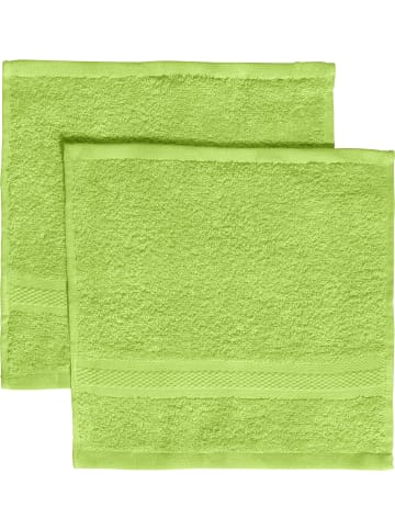 REDBEST Frottier Seiftuch 2er-Pack Chicago in apfelgrün