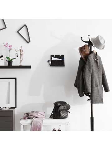 relaxdays 2 x Aufbewahrungskorb in Grau - (B)25x (H)20 x (T)16,5 cm
