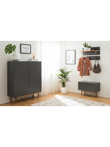 home24 Garderobenleiste LINDHOLM in Grau