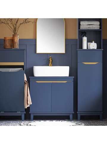 SoBuy Unterschrank in Matte Navy Blue - (W) 55 x (H) 59 x (L) 60 cm