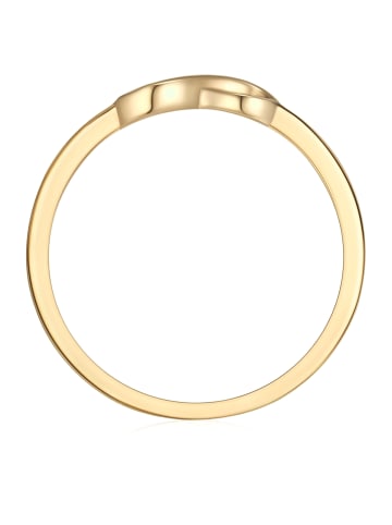 Glanzstücke München Ring Infinity aus Sterling Silber in gelbgold