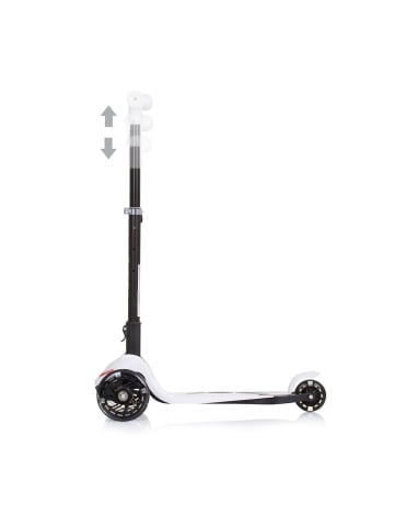 Chipolino Kinderroller Robby 3 LED-Räder in weiß