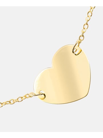 Diamant L'éternel Armband aus 375 Gelbgold Herz-Design