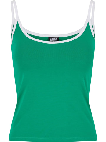 Urban Classics Urban Classics Tank-Tops in froggreen/white+white/black