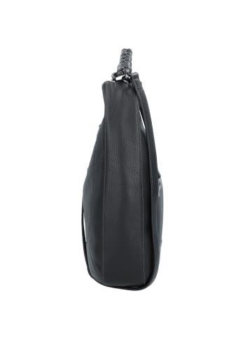 PICARD Mio Schultertasche Leder 28 cm in schwarz