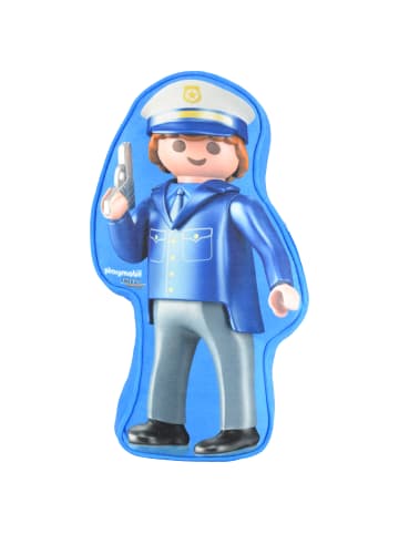 United Labels Playmobil Kissen - City Action Polizei  26 x 39 x 10 cm in Mehrfarbig