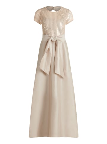 Vera Mont Abendkleid mit Stickerei in Rose Beige