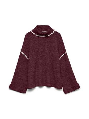 Vero Moda Strickpullover in Winetasting