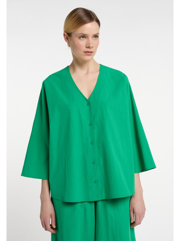 DreiMaster Klassik Damen Blusenshirt in Grün