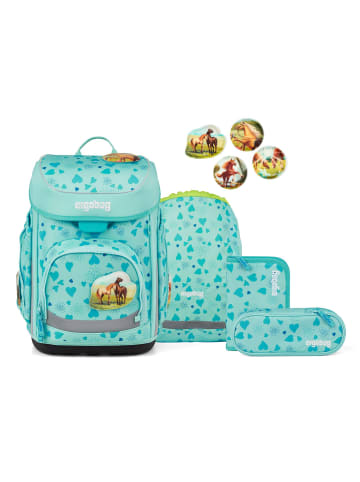 Ergobag cubo Schulranzen-Set 5-teilig in ReitBärtraum