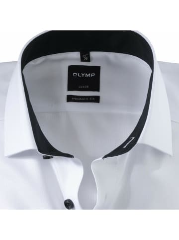 OLYMP  Langarm Business Hemd für Herren in weiss