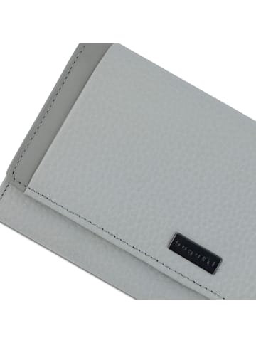 Bugatti Sina Geldbörse RFID Schutz Leder 18.5 cm hellgrau