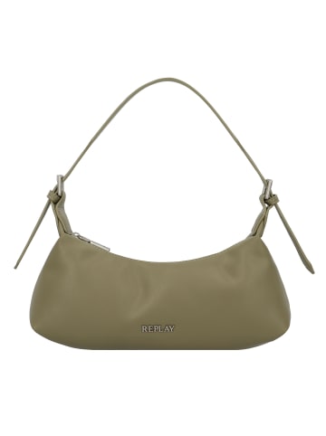 Replay Schultertasche 30 cm in dusty olive