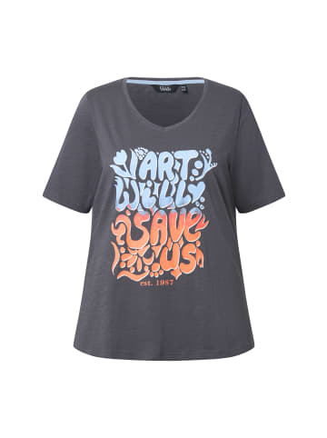 Ulla Popken Shirt in graphitgrau