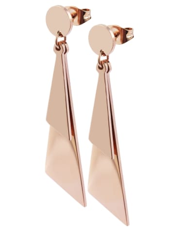 Adeliás Damen Ohrringe – Ohrhänger aus Edelstahl in silber