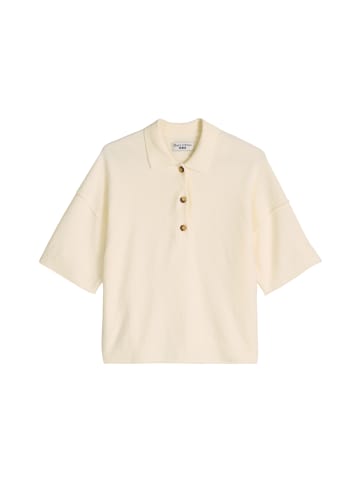 Marc O'Polo DENIM Strick-Poloshirt regular in Creamy White