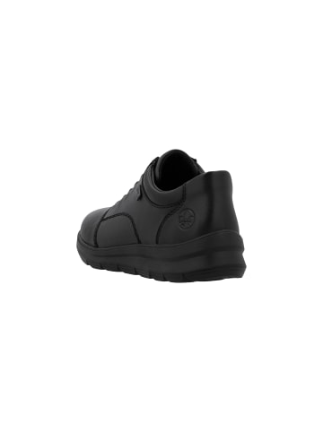 rieker Leder-Sneaker mit niedrigem Schaft aus Frankreich Schwarz