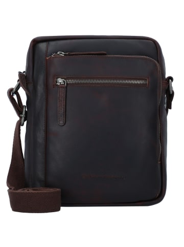 The Chesterfield Brand Wax Pull Up Umhängetasche Leder 21 cm in braun