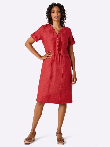 creation L Sommerkleid in rot-meliert