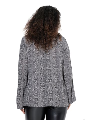 Ulla Popken Bluse in dunkles kitt