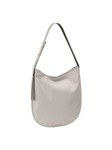 DuDu Sylvie Schultertasche Leder 36.5 cm in pearl grey