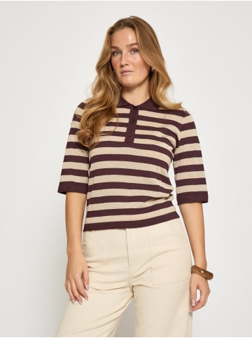 minus Pullover in Fudge Purple Stripe