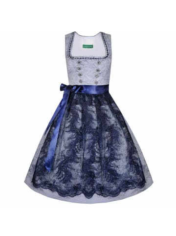 Country Line Midi Dirndl in Silber