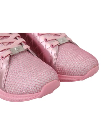 Plein Sport Pink Blush Polyester Runner Gisella Sneaker Schuhe