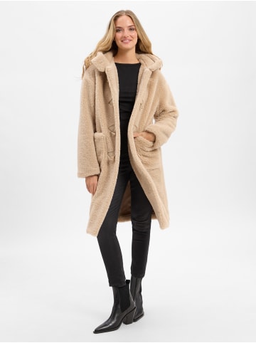 AMBER & JUNE Mantel in beige - 0001