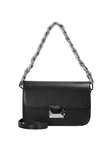 Seidenfelt Hallila Boxy Crossbag - Schultertasche 21 cm (black) in schwarz