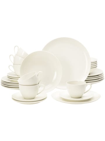 Seltmann Weiden 30er Set Kombiservice Savona Fine Diamond creme in creme