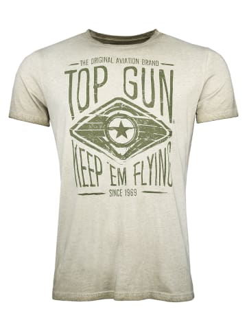 TOP GUN T-Shirt Growl TG20191042 in olive