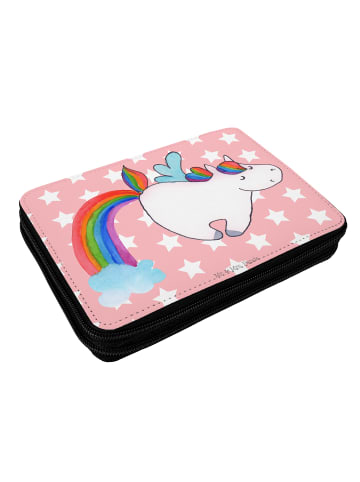 Mr. & Mrs. Panda Mäppchen Einhorn Fliegendes Pferd ohne Spruch in Rot Pastell