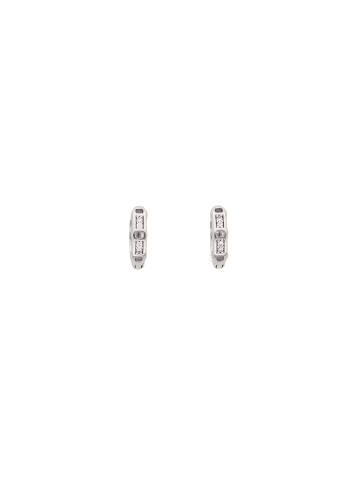 grassland Women Hoop Earrings in Silver