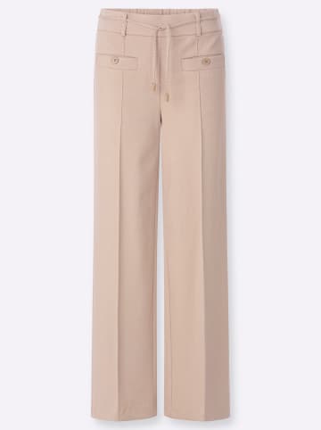 creation L Jersey-Hose in champagner-beige-meliert