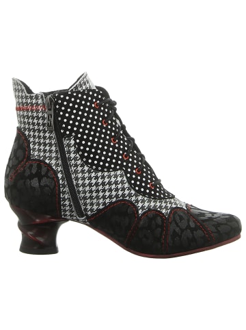 SIMEN Schnürstiefelette in schwarz