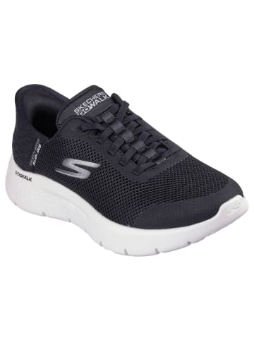 Skechers Slip-On "GO WALK FLEX" in Schwarz / Weiß