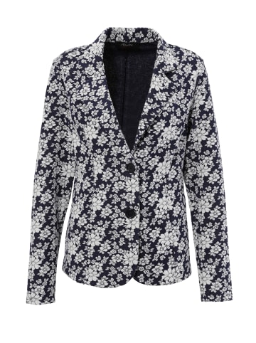 Aniston CASUAL Sweatblazer in marine-weiß
