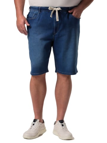 Men Plus Bermuda in blue denim
