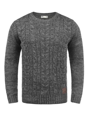 !SOLID Strickpullover in grau