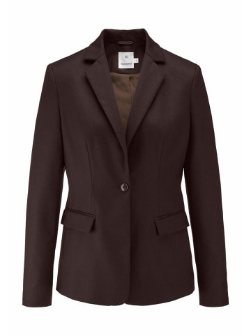 Hessnatur Wollblazer in kakao braun