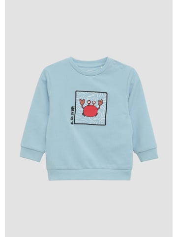 s.Oliver Sweatshirt in 5310_himmelblau