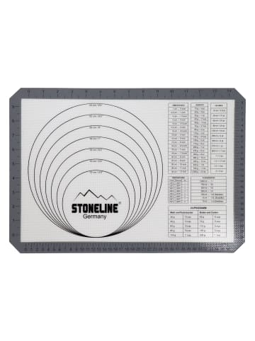 Stoneline Silikon Backmatte 42x29,5 cm in Grau